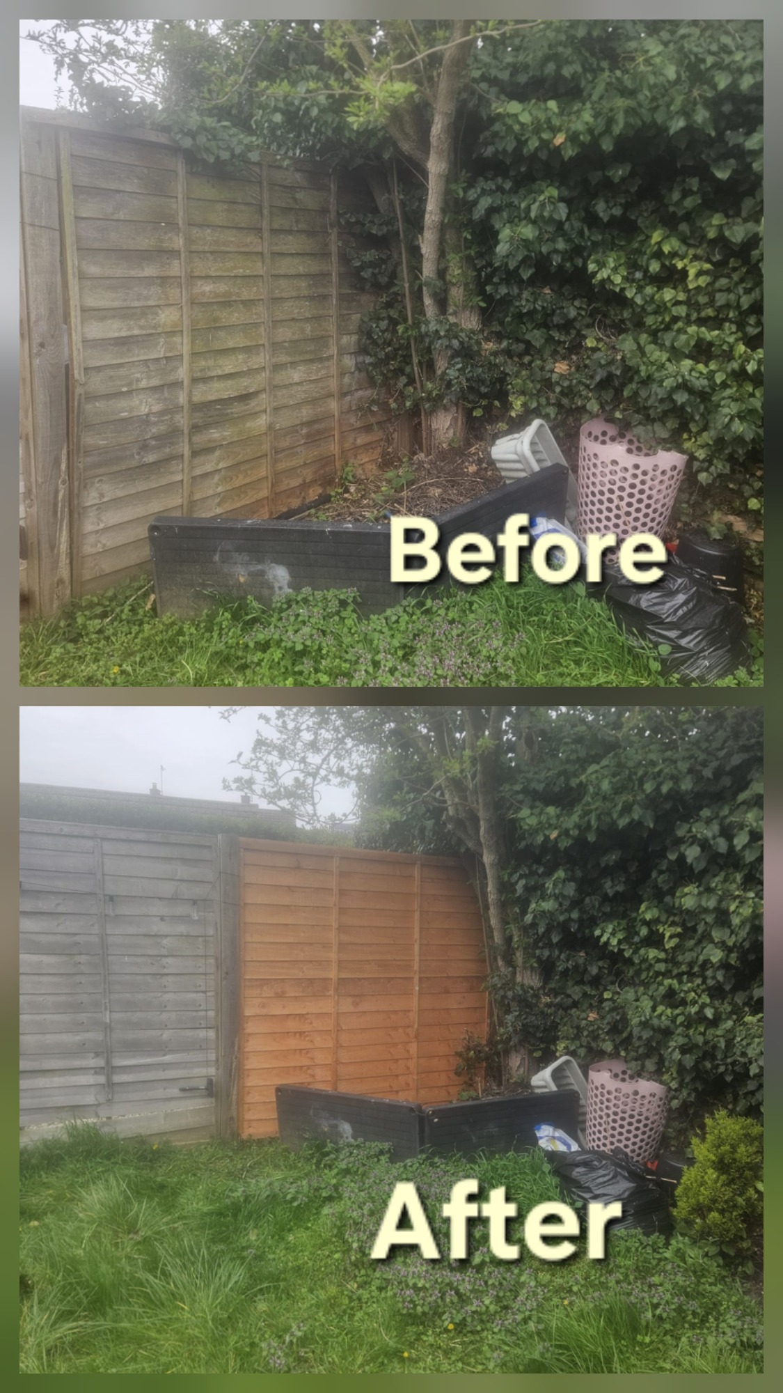 Fence panel replacement in Peterborough Fence repair in Peterborough, Replacement fence panel.