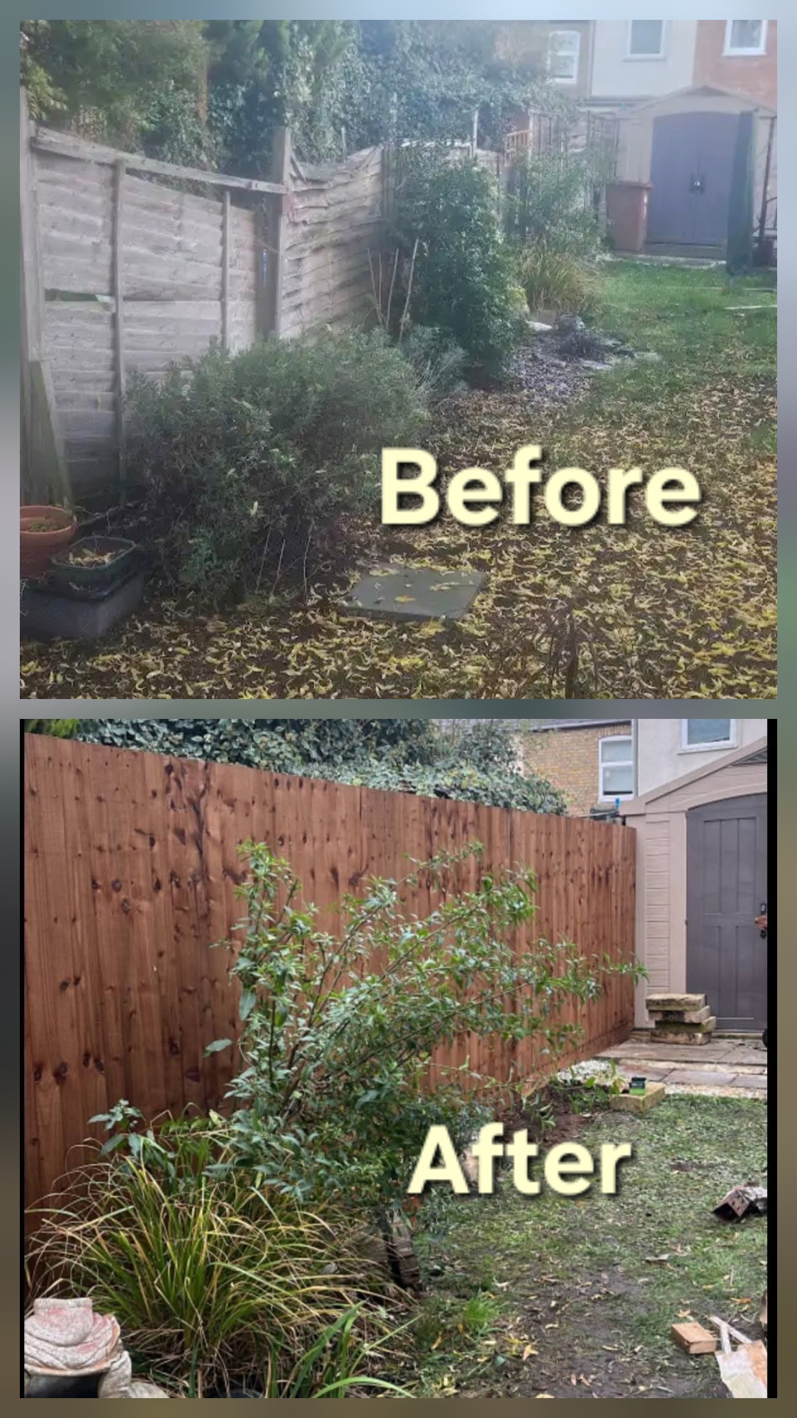 Fence installation in Woodston, Peterborough. Garden fence replacement in Woodston, Peterborough.