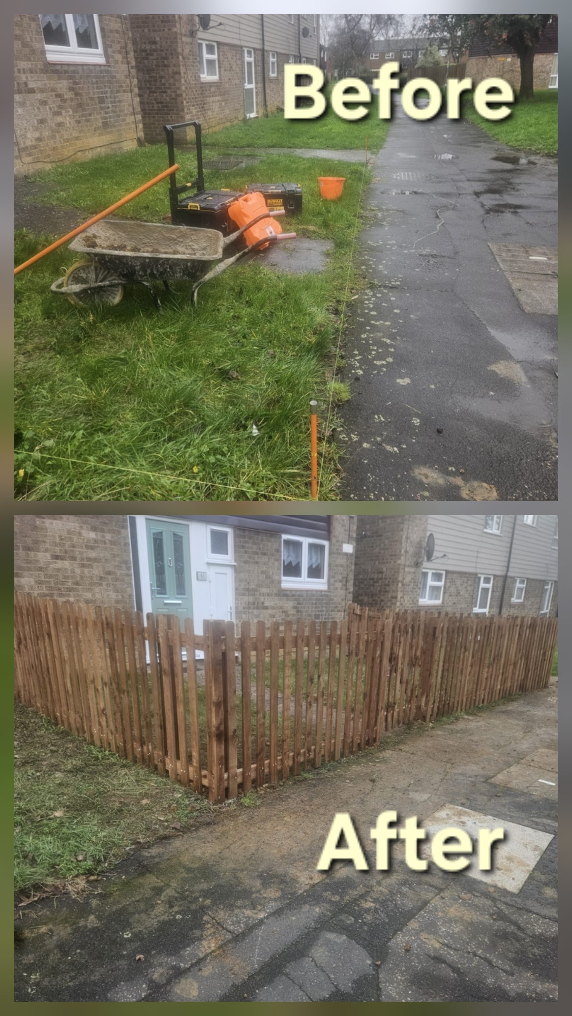 Picket Fence Installation in Bretton, Peterborough Garden fencing in Peterborough