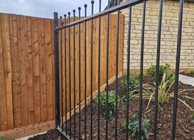 Metal Fencing in Peterborough. Decorative Metal Fencing installed in Peterborough