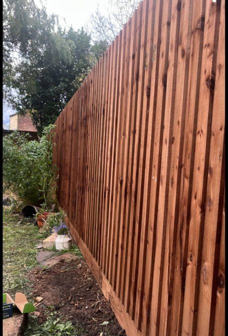 Featheredge Fencing Installation in Bretton, Peterborough Feather edge Fencing Installed in Bretton